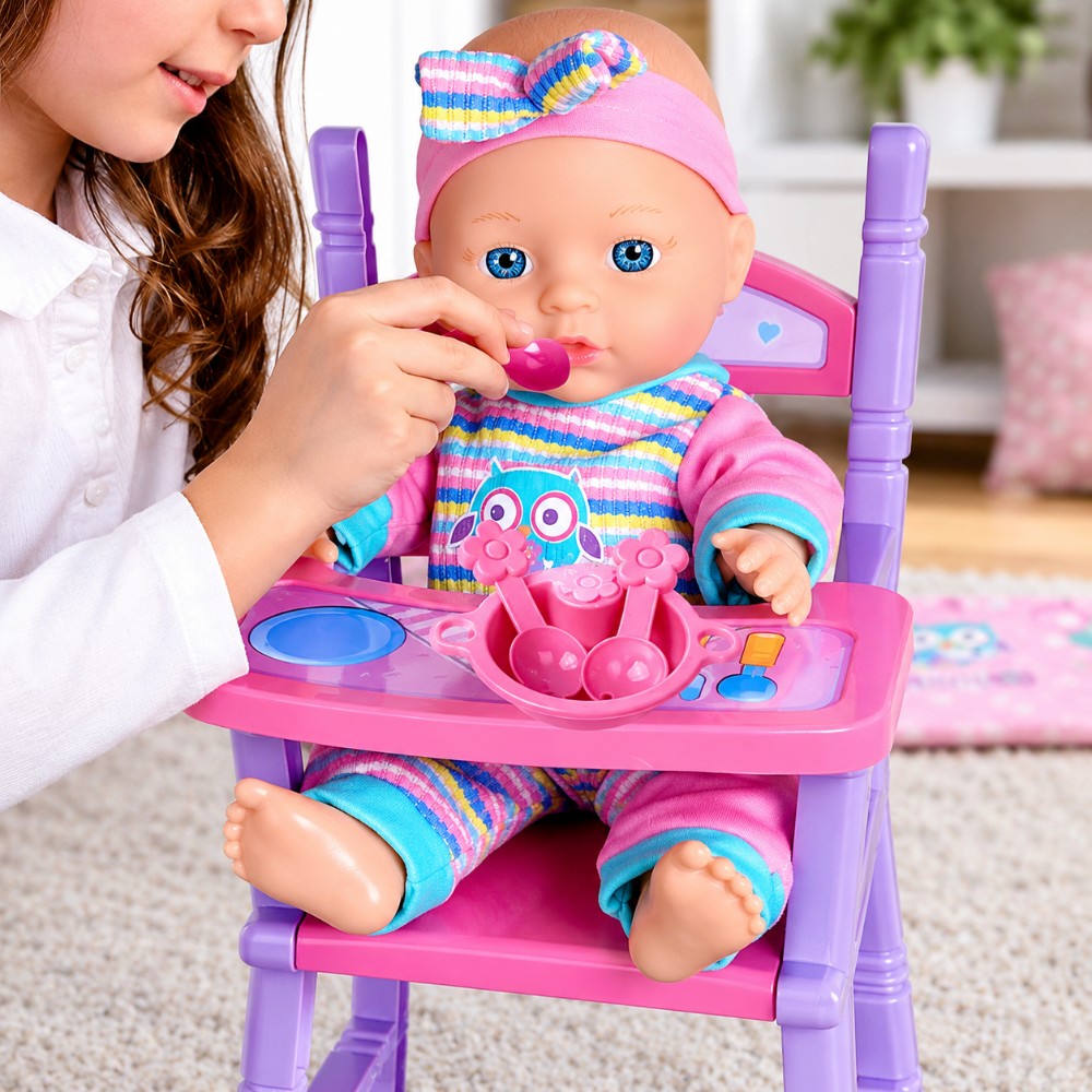 Muñeca Bebé /Cuna/Silla De Comer/Mecedor Surtido - Star Toys