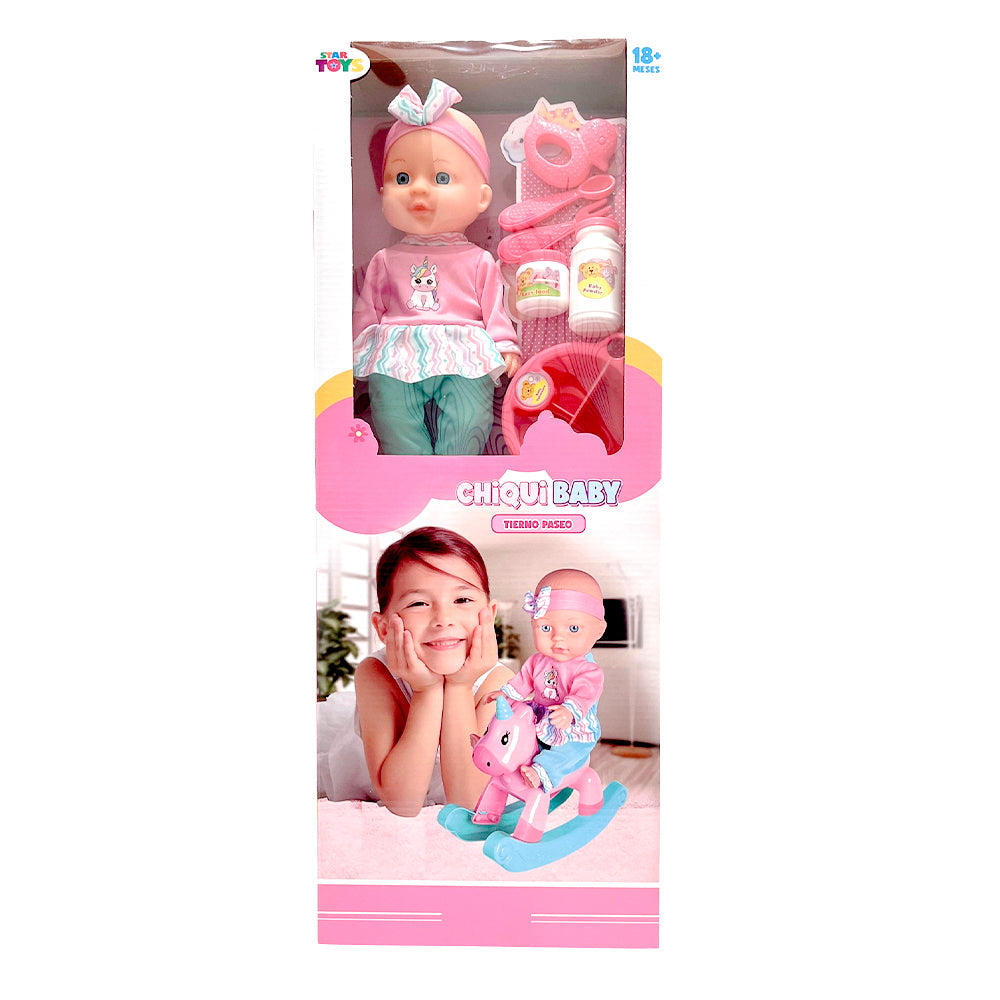 Muñeca Bebé /Cuna/Silla De Comer/Mecedor Surtido - Star Toys
