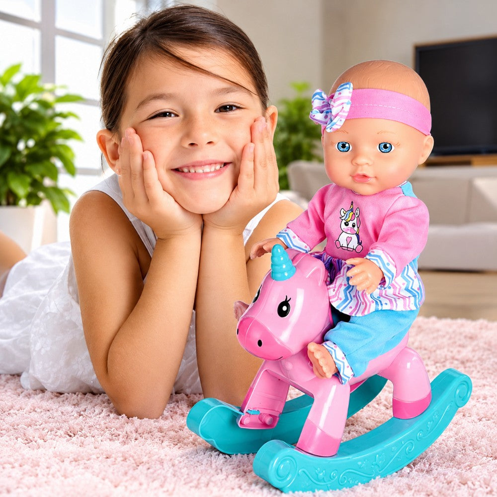 Muñeca Bebé /Cuna/Silla De Comer/Mecedor Surtido - Star Toys