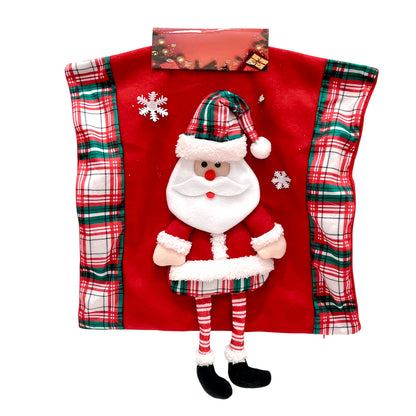 Forro P/Cojín 45X45 CM C/Muñeco Santa/Nieve Surtido - Christmas Elegance