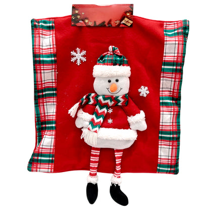 Forro P/Cojín 45X45 CM C/Muñeco Santa/Nieve Surtido - Christmas Elegance