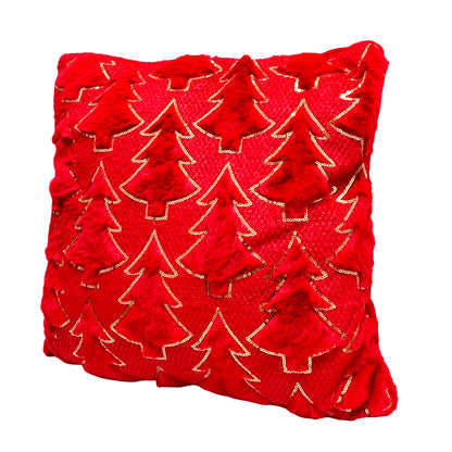 Cojín Decorativo 41X41 CM Rojo/Verde/Blanco Surtido - Christmas Elegance