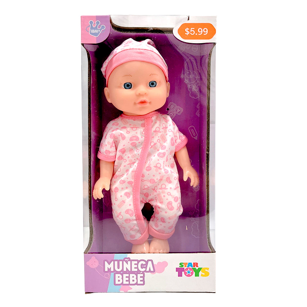 Muñeca Bebé C/Pijama 28CM Surtido - Star Toys