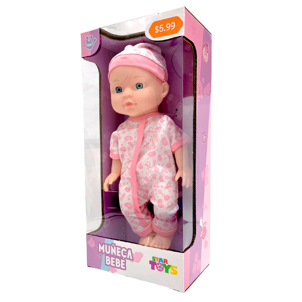 Muñeca Bebé C/Pijama 28CM Surtido - Star Toys