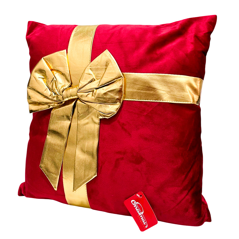 Cojín Con Lazo Navidad 37 X 37 CM Surtido - Christmas Elegance