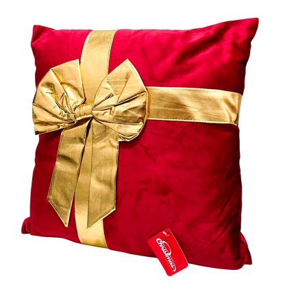Cojín Con Lazo Navidad 37 X 37 CM Surtido - Christmas Elegance