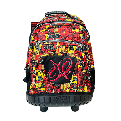 Mochila 17” C/Ruedas Deltas Estampado Surtido-Niño