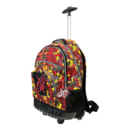 Mochila 17” C/Ruedas Deltas Estampado Surtido-Niño