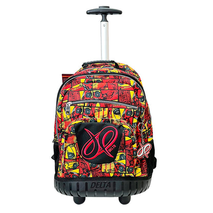 Mochila 17” C/Ruedas Deltas Estampado Surtido-Niño