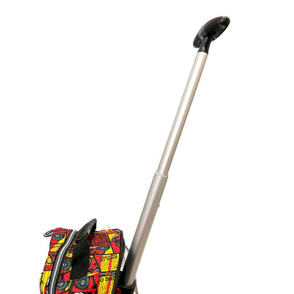 Mochila 17” C/Ruedas Deltas Estampado Surtido-Niño