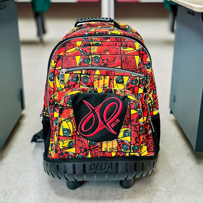 Mochila 17” C/Ruedas Deltas Estampado Surtido-Niño