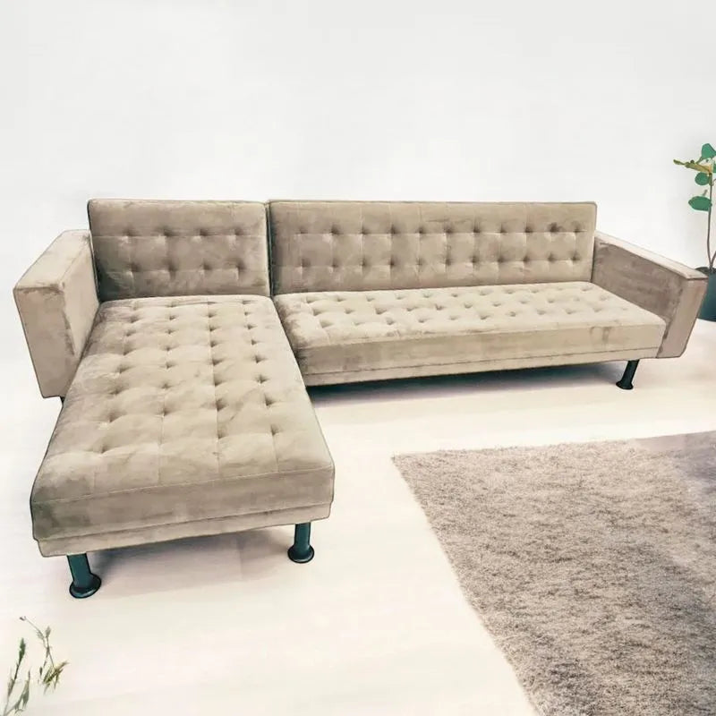 Sofacama Elements FurnitureTipo L-Patas De Metal-Beige