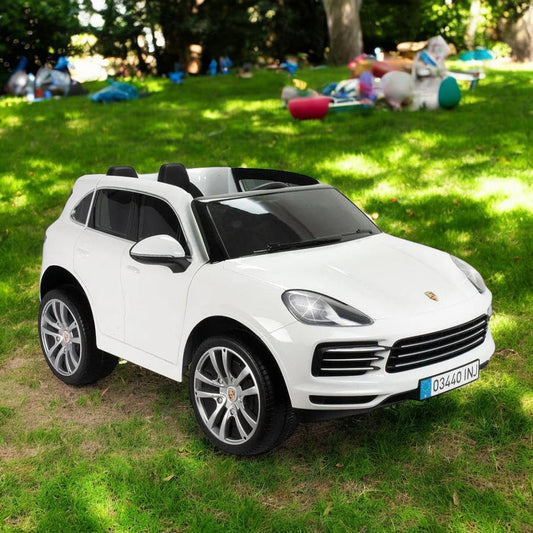 Carro Recargable Porsche Cayenne-Blanco