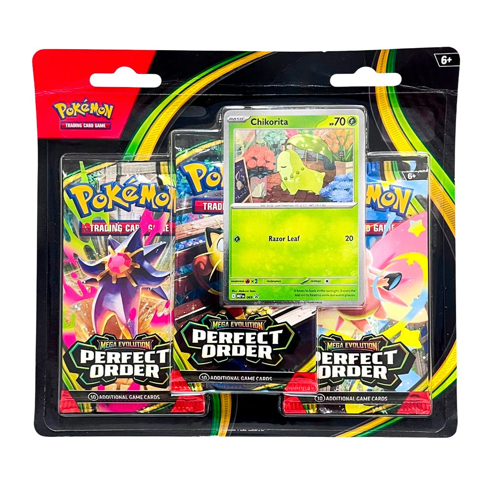 3-Pack Pokémon Mega Evol Perfect Order Expansion / ME03 - Pokemon - Titan.com.pa - 196214136748