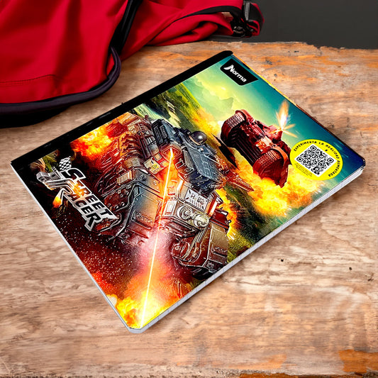 Cuaderno Cosido Grande Norma Street Racer - Raya Ancha / 200 Páginas / Surtido
