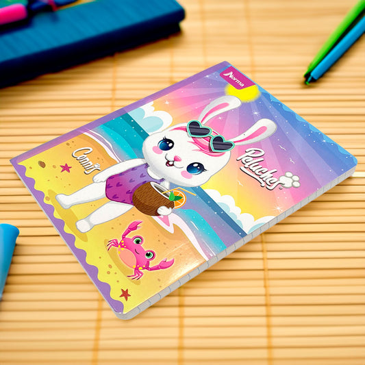 Cuaderno Cosido Norma Peluches / Raya Ancha / 200 Páginas / Surtido