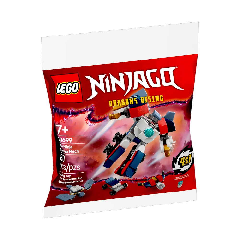 Bloques LEGO Mini Mech Ninja Combinado
