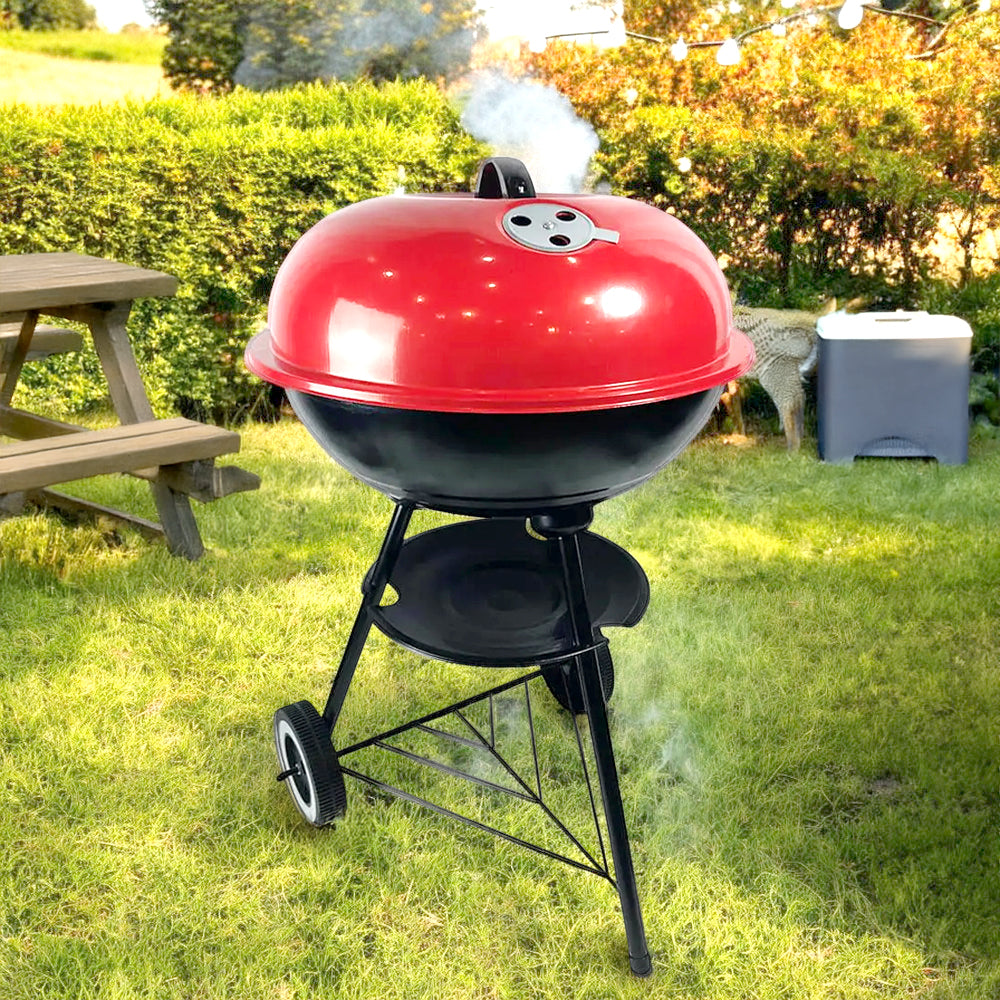 Barbacoa Portátil / Redonda de Metal 43 cm x 72 cm / Acenox