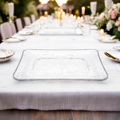 Bandeja Lillian Plastica Clear 18" x 13"