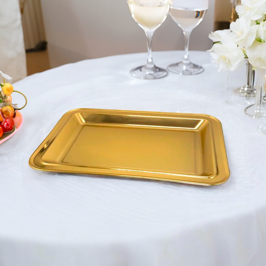 Bandeja Lillian Cuadrada Plástica 17.75" x 12.75" 3 Piezas