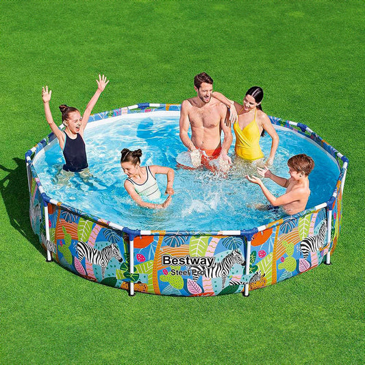Piscina Bestway Steel Pro Diseño de Animales 305 cm x 66 cm