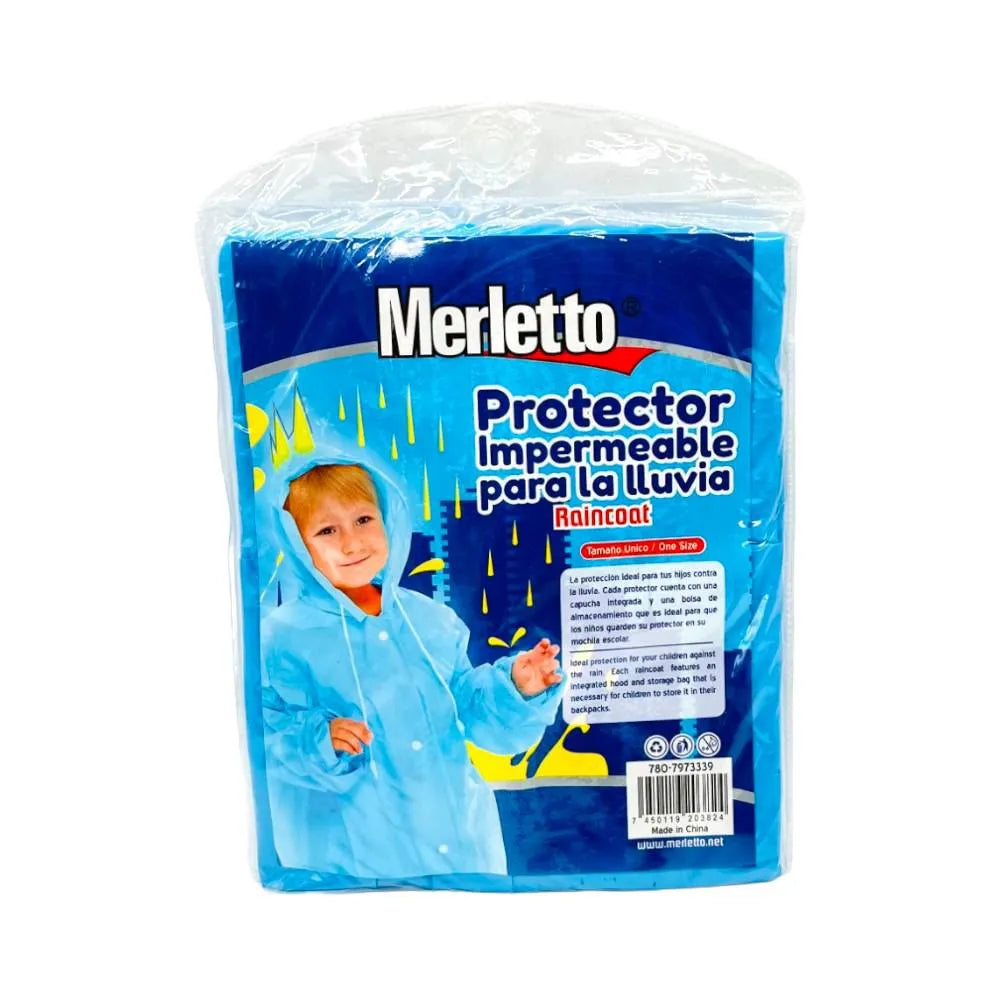 Capote Plastico Merletto Para Niño