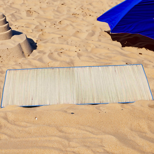 Petate Plástico Home Elegance 85 cm x 60 cm Celeste