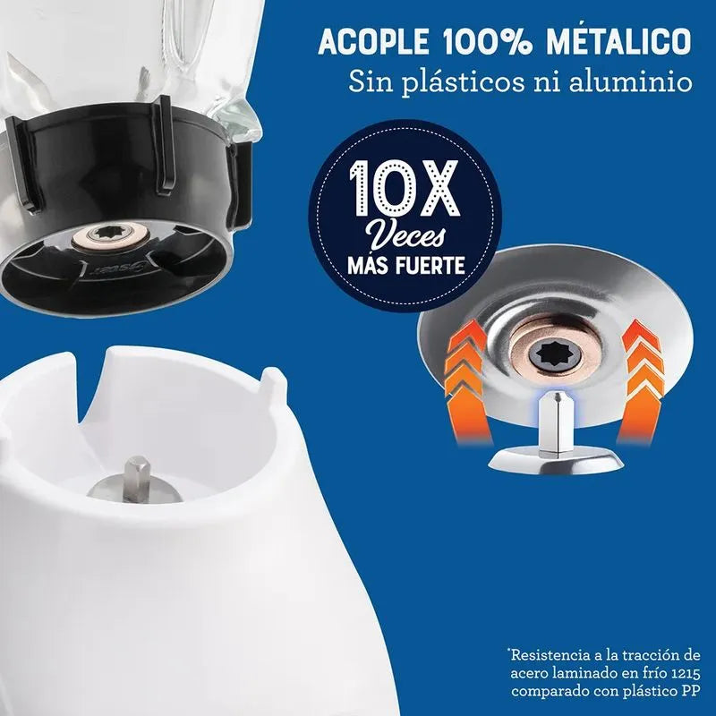 Licuadora Oster 2 Velocidades / Vaso Plástico / 1.25 Litros / Blanca