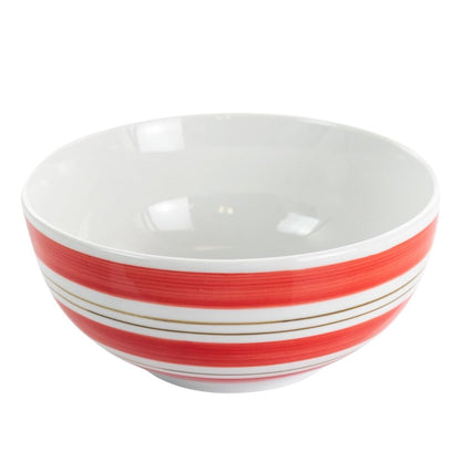 Vajilla de Cerámica Gibson Sunset Stripes – 12 Piezas / Estampado