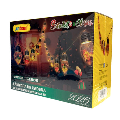 Luces LED De Navidad / Batería AA / 6 Mts - Andowl