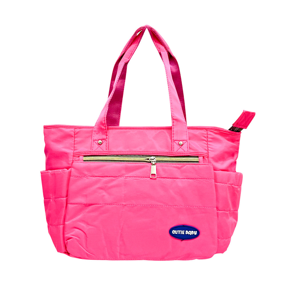 Bolso Pañalero Gris/Rosa/Azul Surtido - Cutie Baby