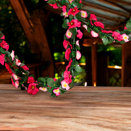 Enredadera Decorativa 80" Home Elegance Con Flores de Plástico - Surtido