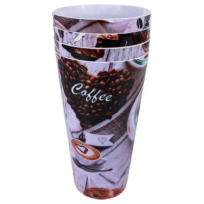 Vaso Platico Home Elegance de 16 oz 4 Piezas - Surtido