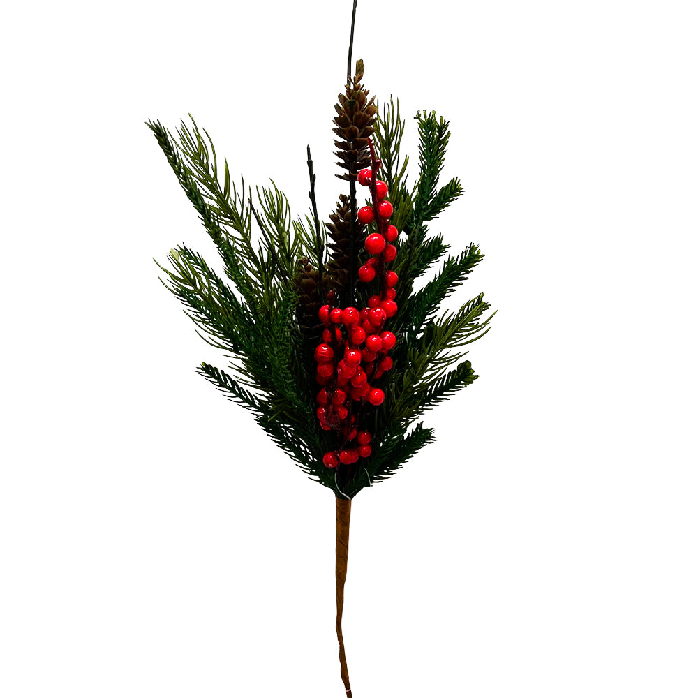 Pick Navidad 47 CM Verde/Rojo - Montefiori Christmas