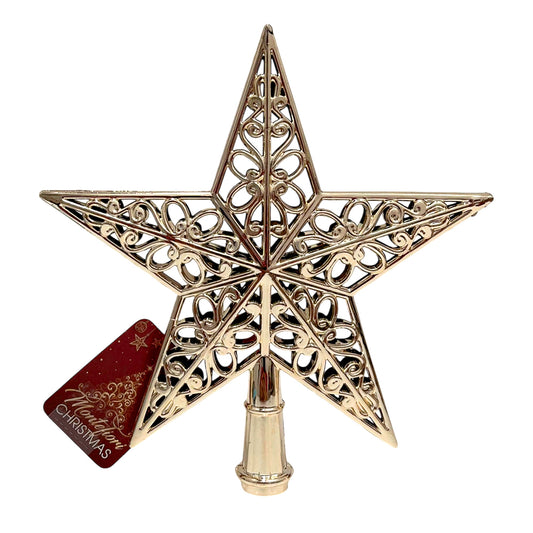 Estrella Dorada Para Árbol 20 CM - Christmas Elegance