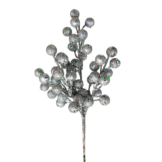 Relleno De Árbol 28 CM Plateado - Montefiori Christmas