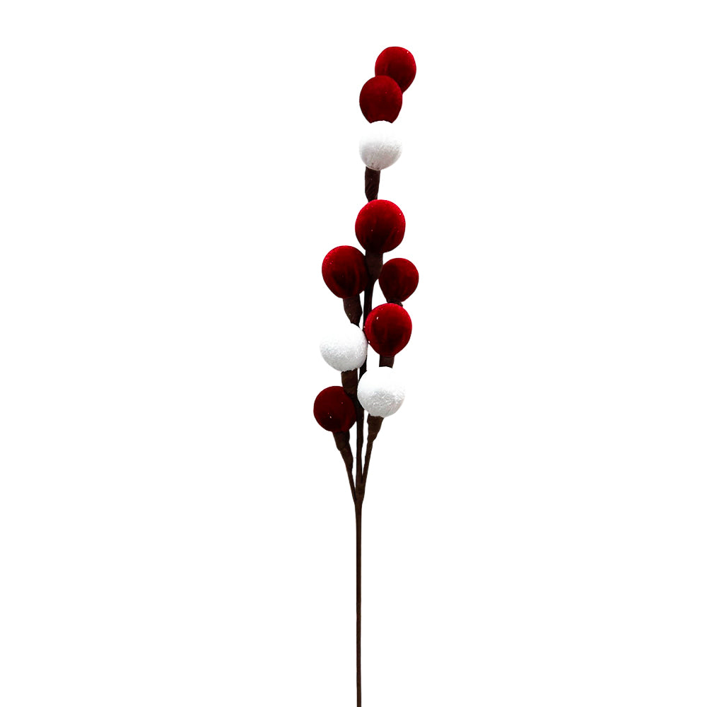 Relleno De Árbol 58 CM Rojo/Blanco - Montefiori Christmas
