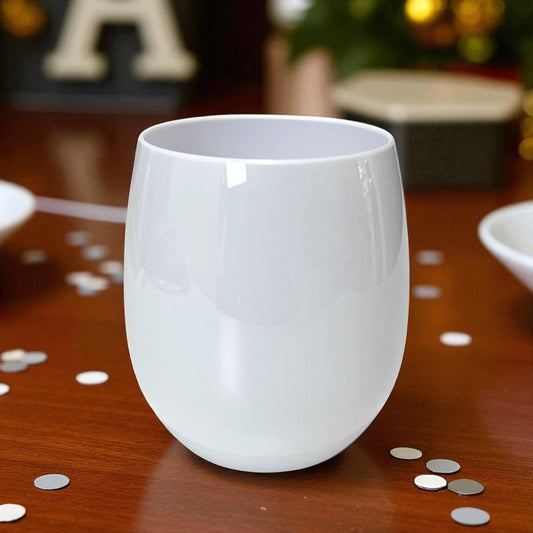 Vaso Plástico 12 Onzas Lillian 6 Piezas / Blanco
