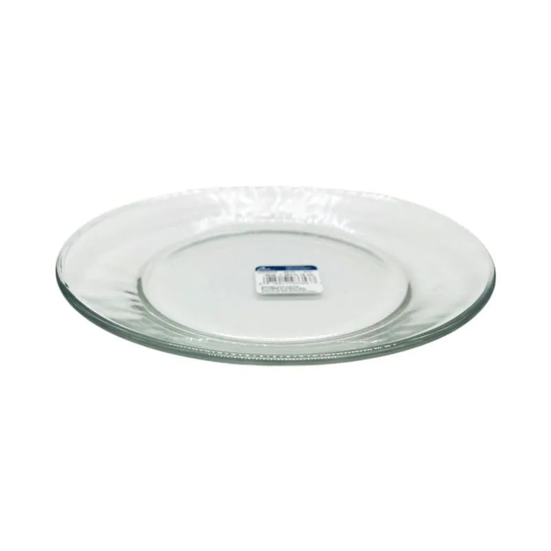 Plato Crisa Llano de Vidrio Para Postre 7.5"