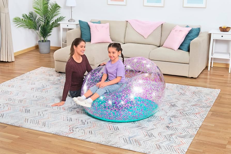 Silla Inflable - Escarchada Dream - Bestway 45cm x 44cm x 26cm