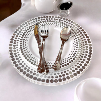 Set de Platos y Cubiertos Great Buy Desechables 40 Piezas - Surtido