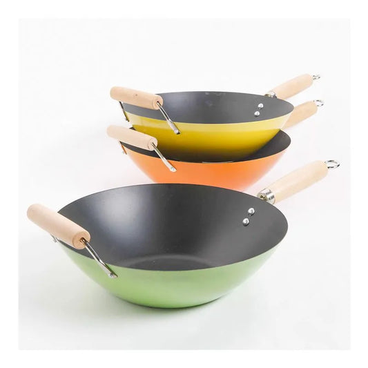 Sartén Wok Hallandale 11.8" Aluminio Surtido