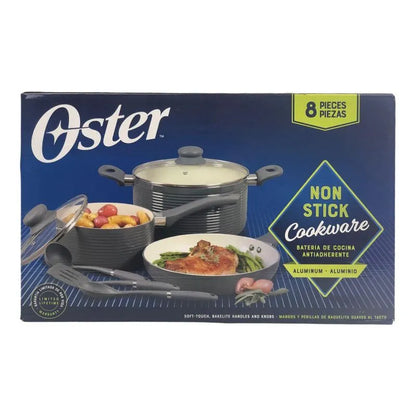 Juego de Ollas Oster Antiadherente 8 Piezas