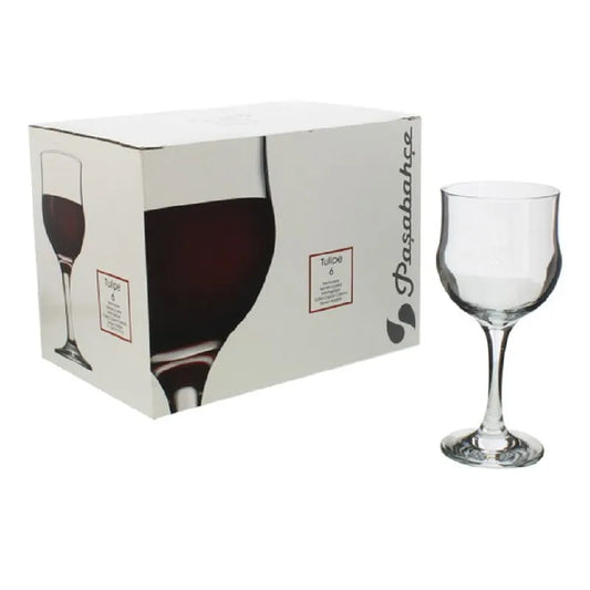 Copas Para Vino Tulipe Pasabahce de 8 oz Vidrio 6 Piezas