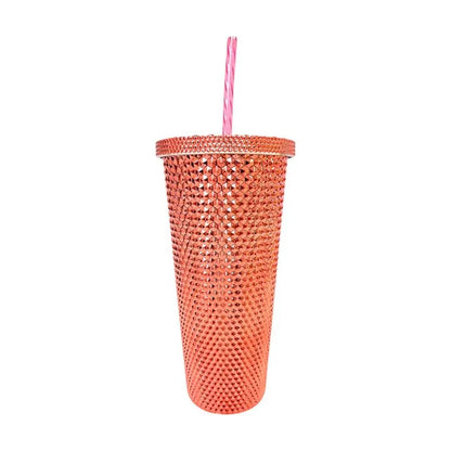 Vaso Acrílico Diamond Home de 24Oz / Tapa Y Carrizo-Surtido