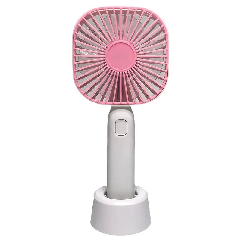 Abanico de Mano Home Elegance Recargable Con Base - Surtido