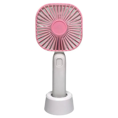 Abanico de Mano Home Elegance Recargable Con Base - Surtido