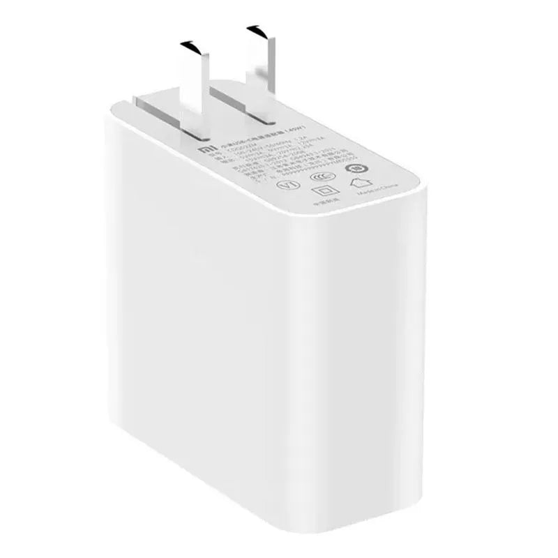 Adaptador de Corriente Xiaomi USB-C de 65 Watts Blanco