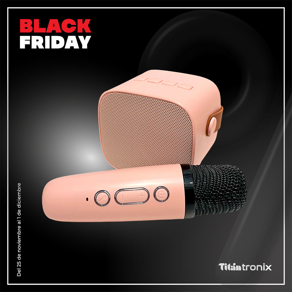 Bocina Portátil Home Elegance/ 6W / Con Micrófono