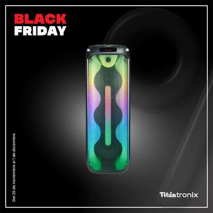 Bocina Premier 8"x3 / Bluetooth / Negro